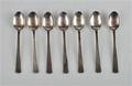 Teskedar i silver, modell Rosenholm. Totalvikt ca 112 gram 7