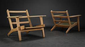 Hans J. Wegner. Par lænestole, model GE-290 2