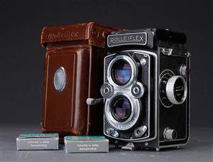 Franke Heidecke. Rolleiflex kamera med ekstra filtre 3
