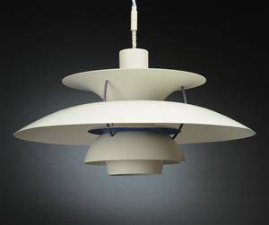 Poul Henningsen. Pendel. PH5 hvid 
