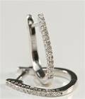 Par diamantøreringe ca. 0,26 ct. 