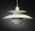 Poul Henningsen. Pendel. PH5 hvid 