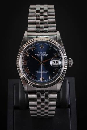 Rolex Oyster Perpertual herrearmbåndsur af stål, ref. 16234