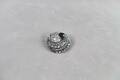 Brosch i silver med markasiter