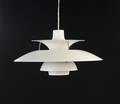 Poul Henningsen. Pendel. PH5 hvid 