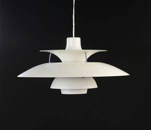 Poul Henningsen. Pendel. PH5 hvid