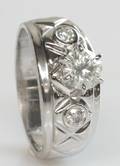 Brillantring ca. 0.87 ct