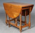 Gateleg table, eg, 1900-tallet 