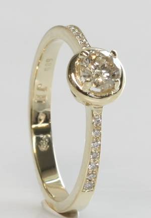 Brillantring ca. 0.43 ct