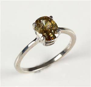 Ring, 14 kt guld, brillant