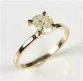 Ring, 14 kt guld, brillant