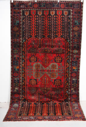 Persisk handknuten matta Koljaj , mått 280x147 cm.