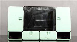 CM Torino, Italien, badrumsskåp, Castore 1960-tal. Mintgrön 