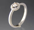 Solitaire ring ca. 0.40 ct.