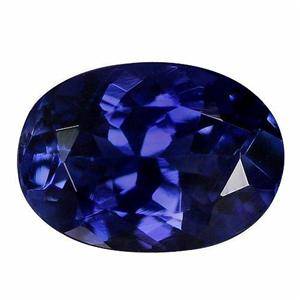 Uindfattet tanzanit. Ca. 0.94 ct