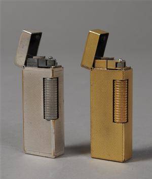 Samling lightere bl.a. Dunhill, Ronson. 4