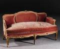 Soffa, Louis XV-stil, Frankrike, 1800-tal