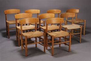 Børge Mogensen. Shakerstole, egetræ 9