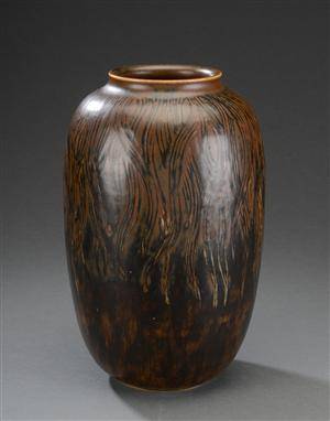 Gerd Bøgelund for Royal Copenhagen. Stor vase af stentøj