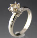 Solitaire ring ca. 0.78 ct.