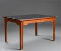 Snedkermester. Bord med foldbart stel af teak
