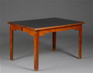 Snedkermester. Bord med foldbart stel af teak