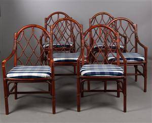 Horsnæs. Sæt på seks armstole. 6