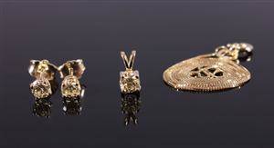 Brilliant smykkesæt, ca. 0.83 ct 4 