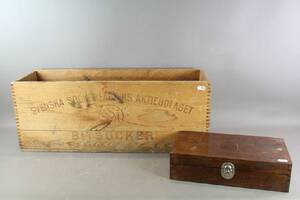 Sockerlåda SSAB och träskrin