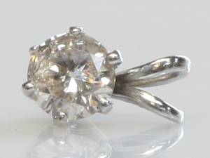 Brillantvedhæng, ca. 0.50 ct.