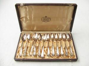 Kaffeskedar, 12 st. silver