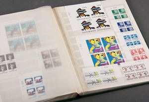 Danmark postfriske marginalblokke 1978-1986