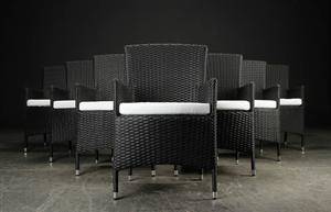 Polyrattan havestole 8