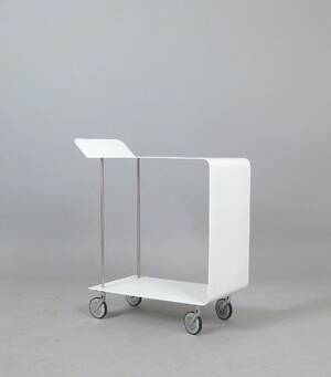 Teewagen  Barwagen in Metall, wohl Italienisches Design