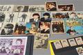 Samling Beatles bl.a. byttemærker, frimærker  bøger m.m. 