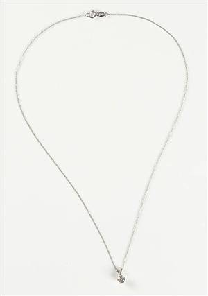 Brilliantvedhæng af guld, ca. 0.31 ct