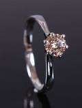 Solitairering, ca. 0.52 ct. 