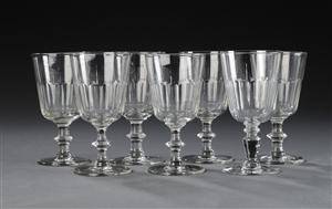 Berlinois  Christian VIII. Syv vinglas 7
