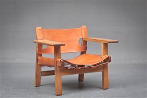 Børge Mogensen. Lænestol Den spanske stol, model 2226