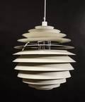 Poul Henningsen, PH -lampa Louvre, vit
