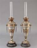 Par petroleumslamper ca.1880-90 2