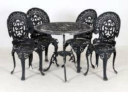 TRÄDGÅRDSMÖBLEMANG, FEM DELAR