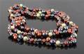 Multicolour fresh water pearl necklace