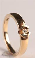Brillantring 0,05 ct.