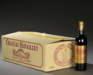 11 fl. Chateau Batailley 1983 Pauillac Oc.