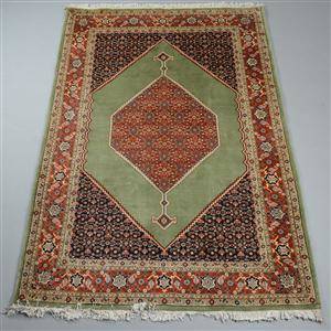 Persisk Senneh tæppe. 253x172 cm.