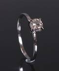 Solitairering, ca. 0.41 ct 