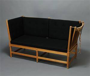 Hyndesæt til Børge Mogensens tremmesofa, model 1789, sort