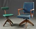 Två kontorsstolar. 194050-tal 2