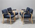 Alvar Aalto,  karmstolar modell 46, 4 st